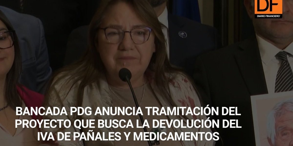 <p>Ahora en DF | Bancada PDG anuncia tramitación del proyecto que busca la devolución del IVA de pañales y medicamentos</p>
