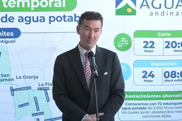 <p>Ahora en DF | Corte de agua afectará a ocho comunas de Santiago por 36 horas: estas serán las zonas afectadas</p>