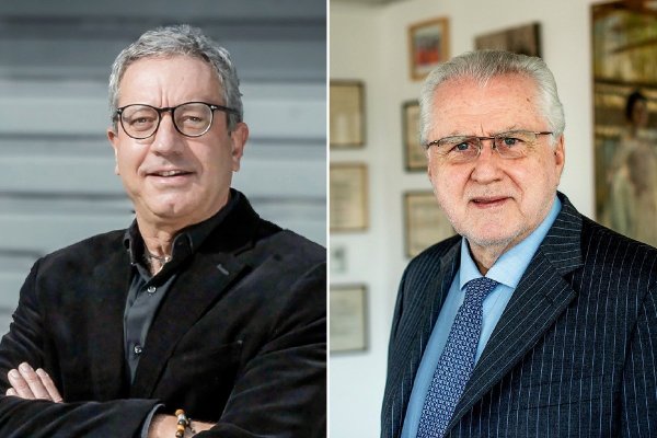 <p>A la izq. Bernardo Fontaine, nuevo presidente de Codelco y Novandino. A la der., Máximo Pacheco. Fotos: Verónica Ortíz y Archivo</p>