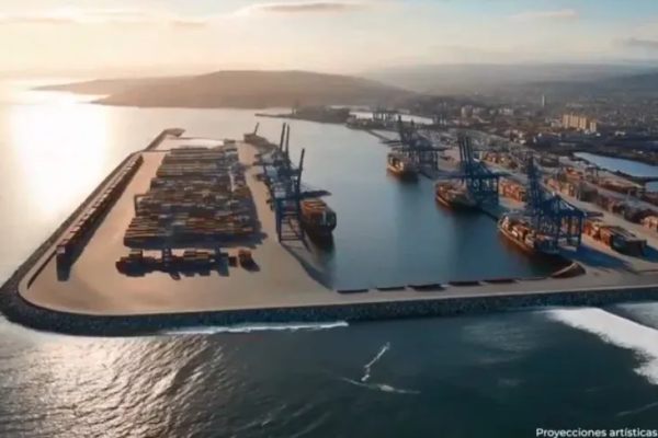 Empresa Portuaria San Antonio asegura financiamiento para molo de abrigo, primera fase de inversión estatal en megaproyecto Puerto Exterior