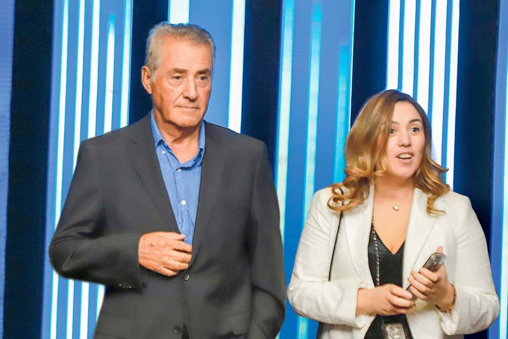 <p>Julio Ponce Lerou y su heredera, Francisca Ponce Pinochet.</p>