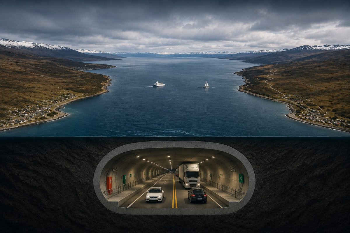 <p>Un túnel bajo el estrecho de Magallanes: el proyecto que busca unir Tierra del Fuego al continente deja de ser un sueño y comienza a ganar fuerza</p>