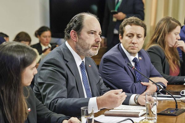 El ministro del Trabajo, Tomás Rau, y el subsecretario del ramo, Gustavo Rosende. Foto: Aton.