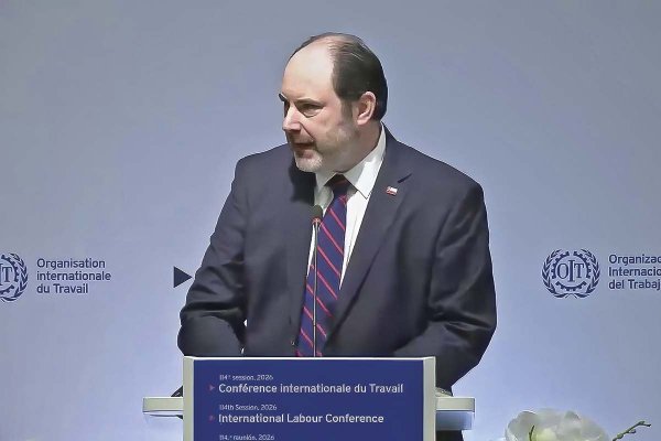 Tomás Rau ratifica compromiso con proyecto de sala cuna en su debut ante el plenario de la OIT