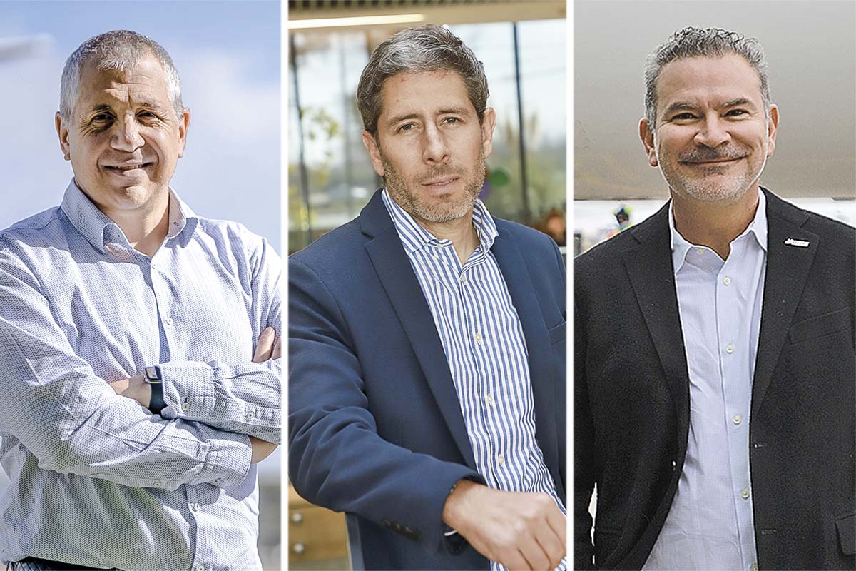<p>Roberto Alvo, CEO de Latam. Daniel Belaúnde, CEO De Sky Airlines. Estuardo Ortiz, gerente general de JetSmart. Fotos: Julio Castro y Archivo </p>