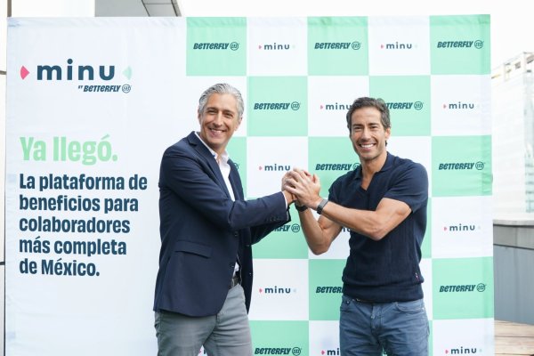 Nima Pourshasb, CEO y cofundador de Minu junto a Eduardo della Maggiora, CEO y cofundador de Betterfly.