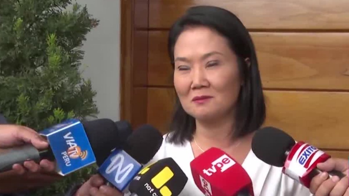 Ahora en DF | Keiko Fujimori: "Lo importante es que la voluntad popular se respete"