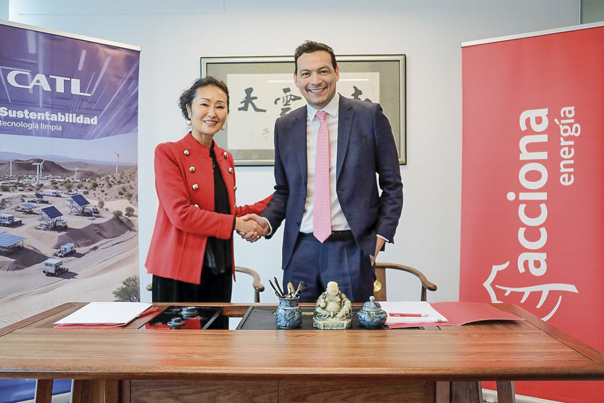 <p>Acciona y china CATL suman fuerzas para nuevo proyecto de sistema de baterías</p>