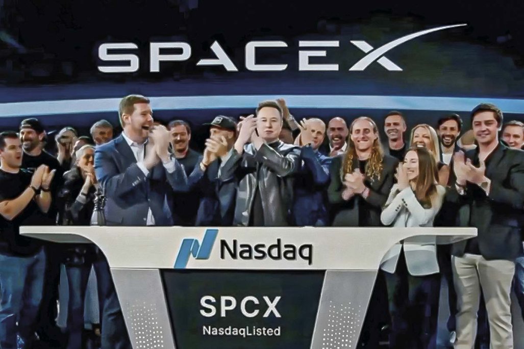 SpaceX debuta en bolsa con salto de 19%:el día en que Musk reescribió las reglas y se hizo billonario