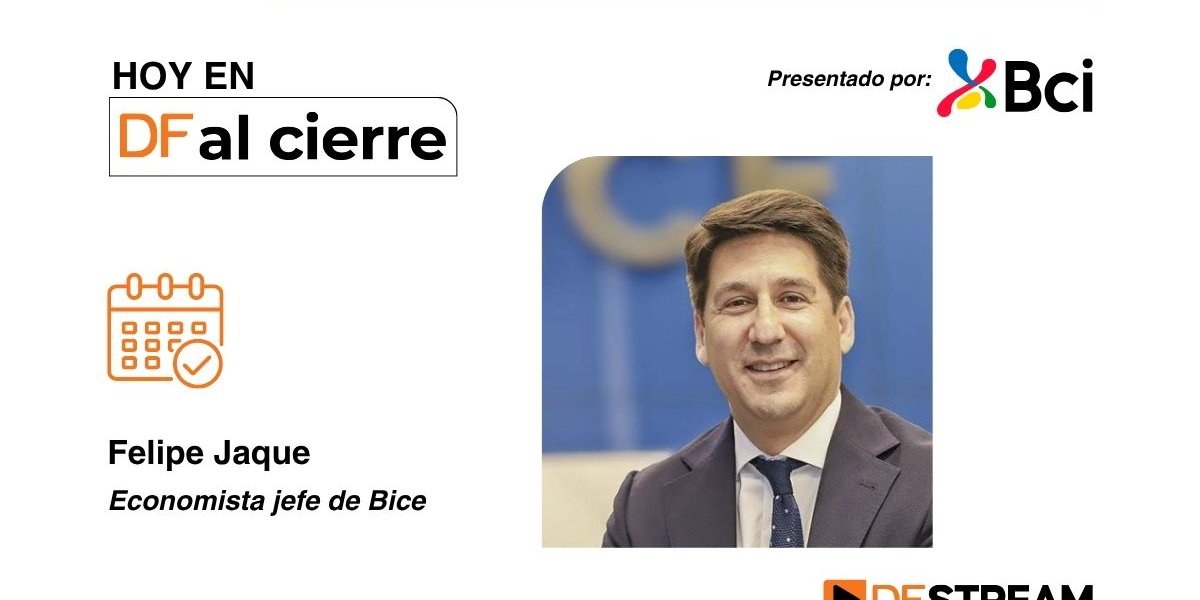 <p>DF al Cierre | Felipe Jaque, economista jefe de Bice: “Se abre la puerta para que si no es septiembre, en diciembre el banco esté yendo a la tasa neutral”</p>