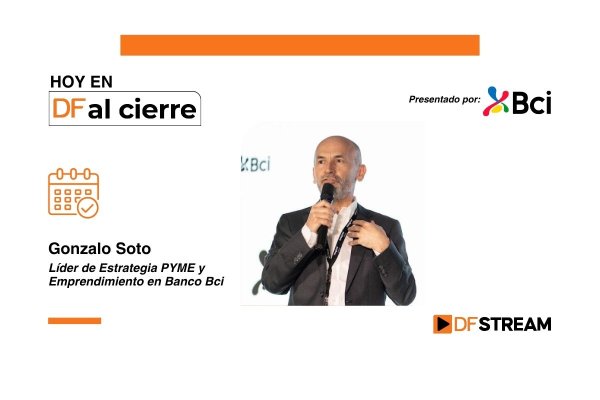 <p>DF al Cierre | Gonzalo Soto, líder de Estrategia PYME y Emprendimiento en Banco Bci: "Creemos mucho en hacer cosas con la comunidad del emprendimiento"</p>