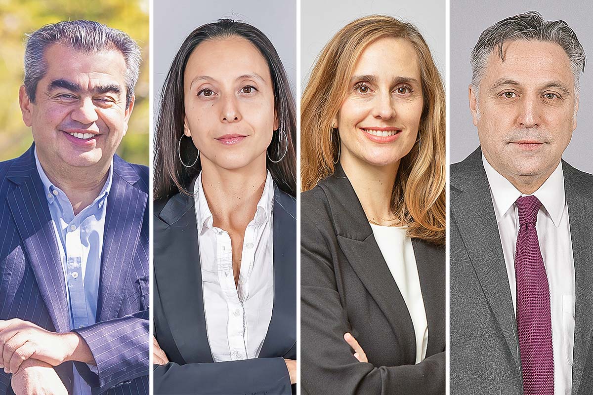 <p>Ciro Colombara, Colombara Estrategia Legal; Claudia Sarmiento, Sarmiento, Walker & García; Elisa Walker, Sarmiento, Walker & García y Francisco Coxsocio de BCP Abogados</p>