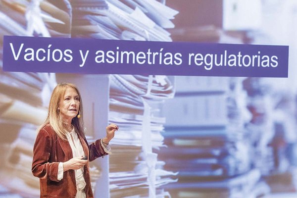 <p>La presidenta de la CPC, Susana Jiménez, en la presentación del informe.</p>