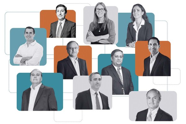 <p>Pablo Pulido, Mallplaza; Pablo González, ILC; Eduardo Pérez, Parque Arauco; Rodrigo González, Ingevec; Ricardo Ramos, SQM; Catalina Silva, Pampa Investments; Sebastián Ríos, Pucobre; Carolina Mey, AAISA; César Barros Soffia, Socovesa; Alberto Orlandi, Lipigas</p>