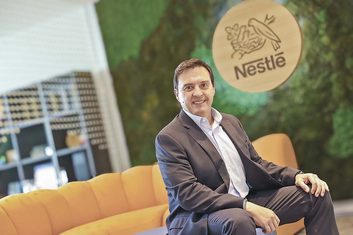 <p>Rodrigo Camacho, CEO Nestlé Chile Foto: Julio Castro</p>