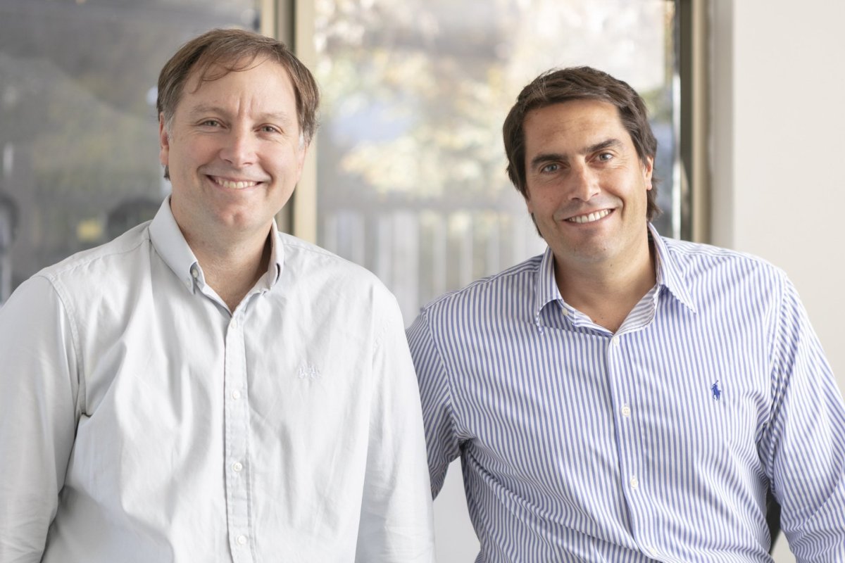 <p>Ernesto Goycoolea y Nicolás Kunstmann, fundadores de Drivin.</p>