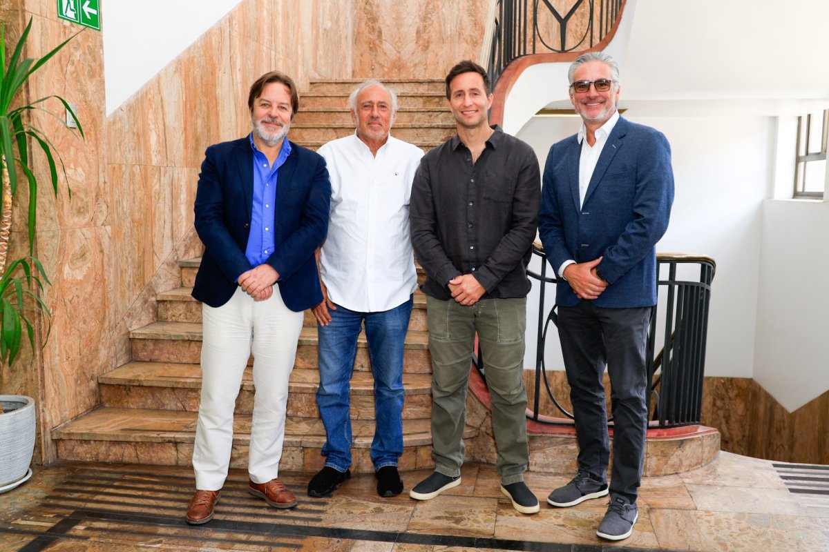 <p>De izquierda a derecha: Jorge Carey, Gustavo Yankelevich, Tomás Yankelevich y Edgar Spielmann.</p>