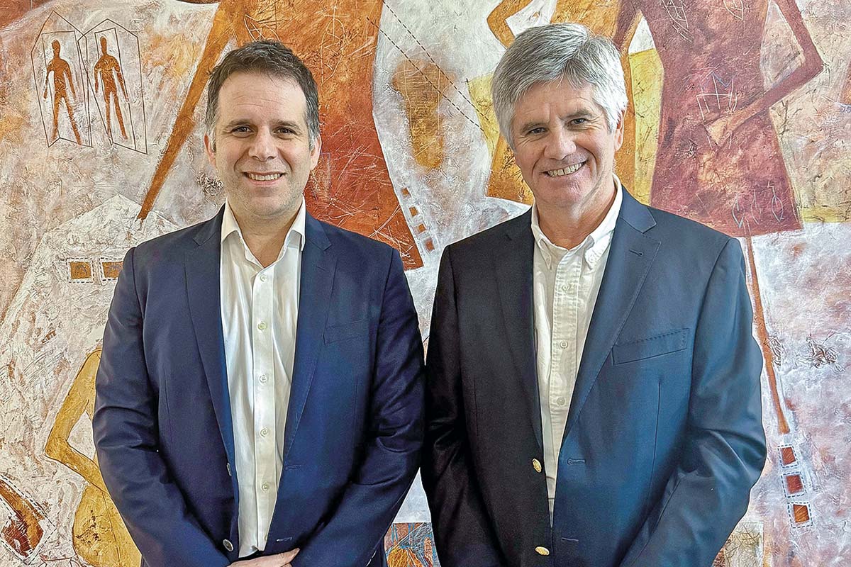 <p>Nicolás Yuraszeck y Eduardo Molina.</p>