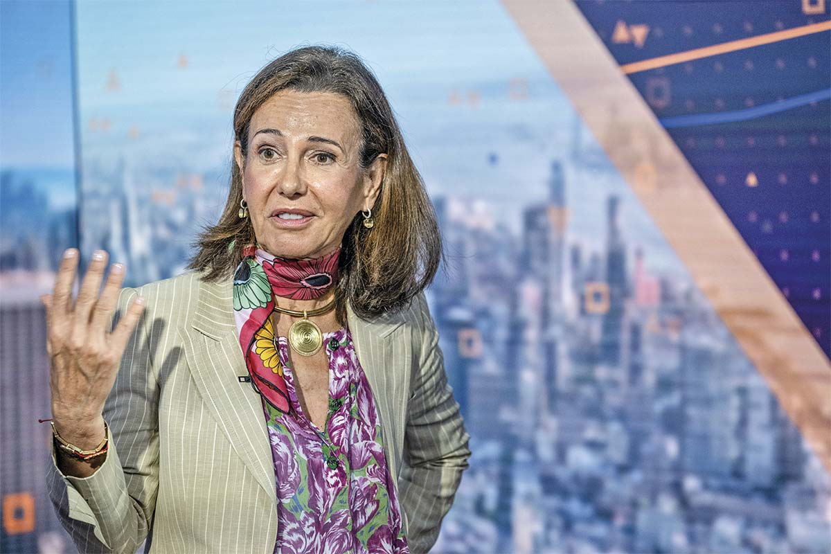<p>La presidenta de Grupo Santander, Ana Botín. Foto: Bloomberg.</p>