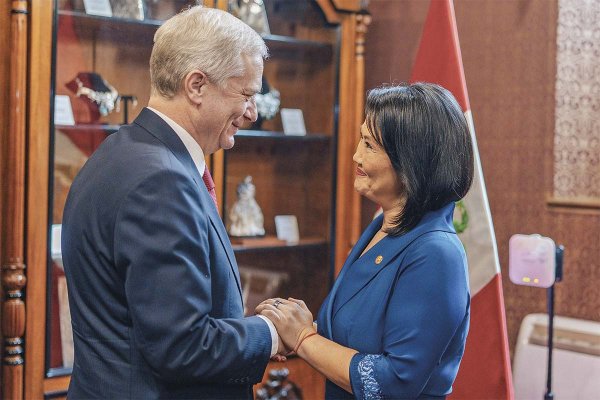 <p>Kast y Fujimori se reunieron al inicio de la jornada, con la mirada puesta en profundizar los lazos entre ambos países. Foto: Presidencia.</p>