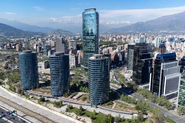 <p>Sector denominado Sanhattan, barrio empresarial de Santiago. Foto: Aton Chile</p>