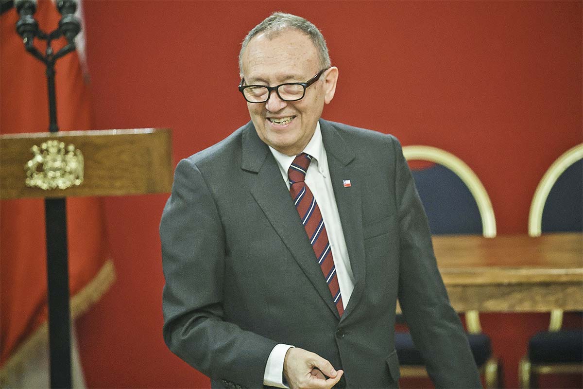 <p>El ministro de la Segpres, José García Ruminot. Foto: Aton.</p>