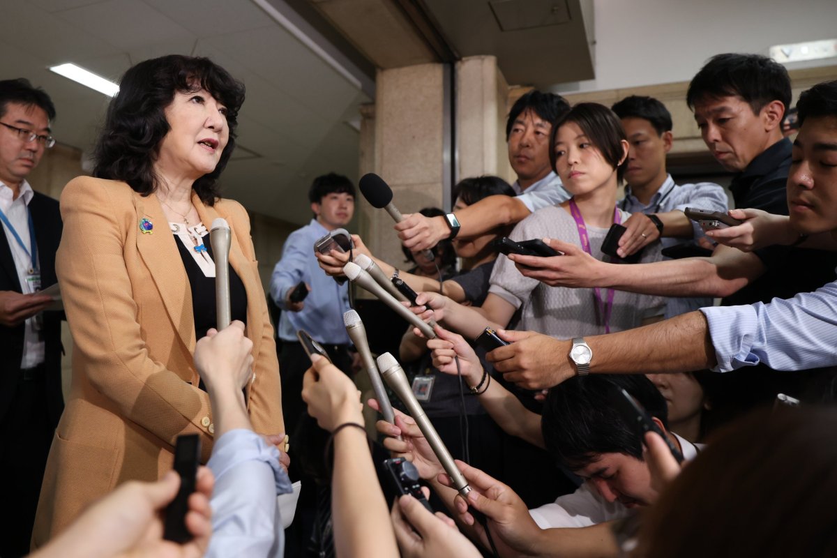<p>La ministra de Finanzas de Japón, Satsuki Katayama.</p>