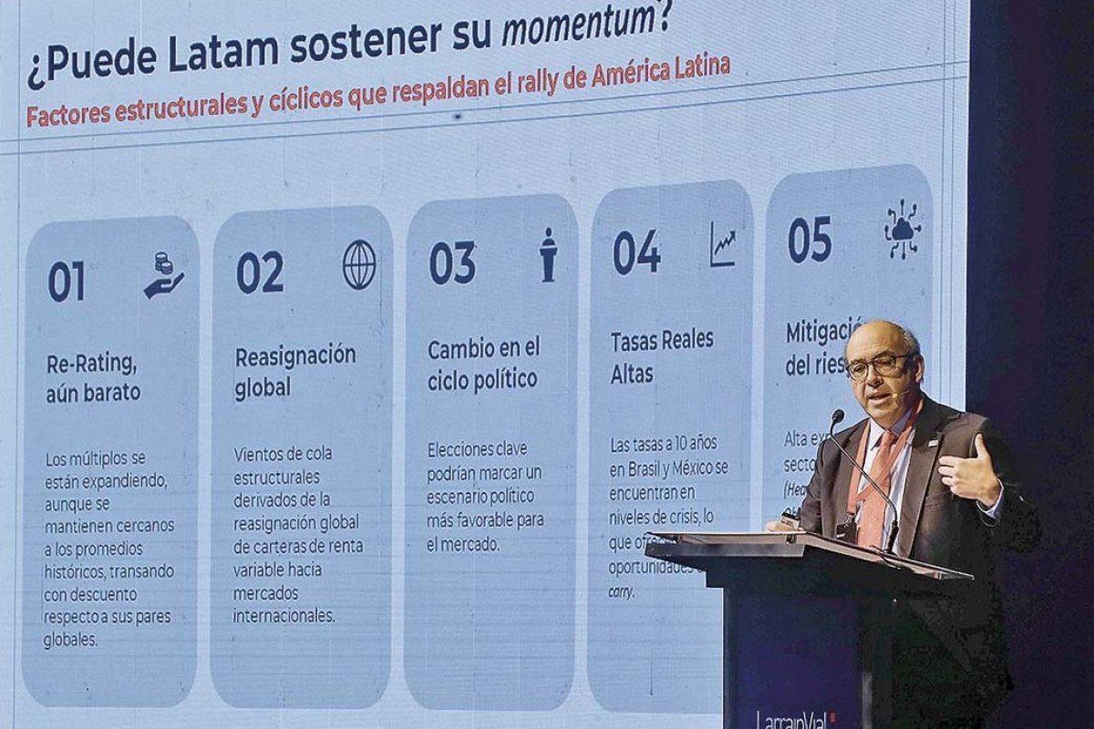<p>El director de inversiones de LarrainVial Asset Management, José Manuel Silva. Foto: Aton.</p>