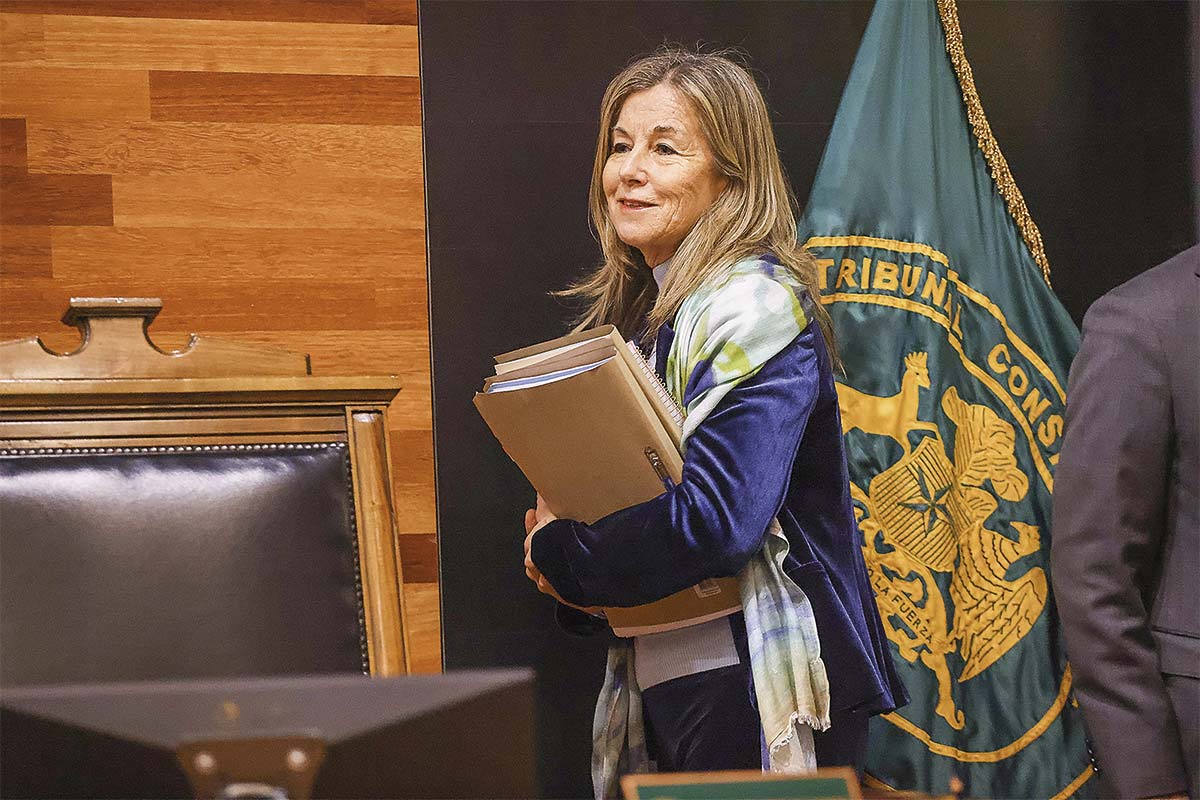 <p>María Pía Silva, presidenta del Tribunal Constitucional. Foto: Aton.</p>