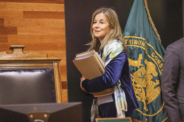 <p>María Pía Silva, presidenta del Tribunal Constitucional. Foto: Aton.</p>
