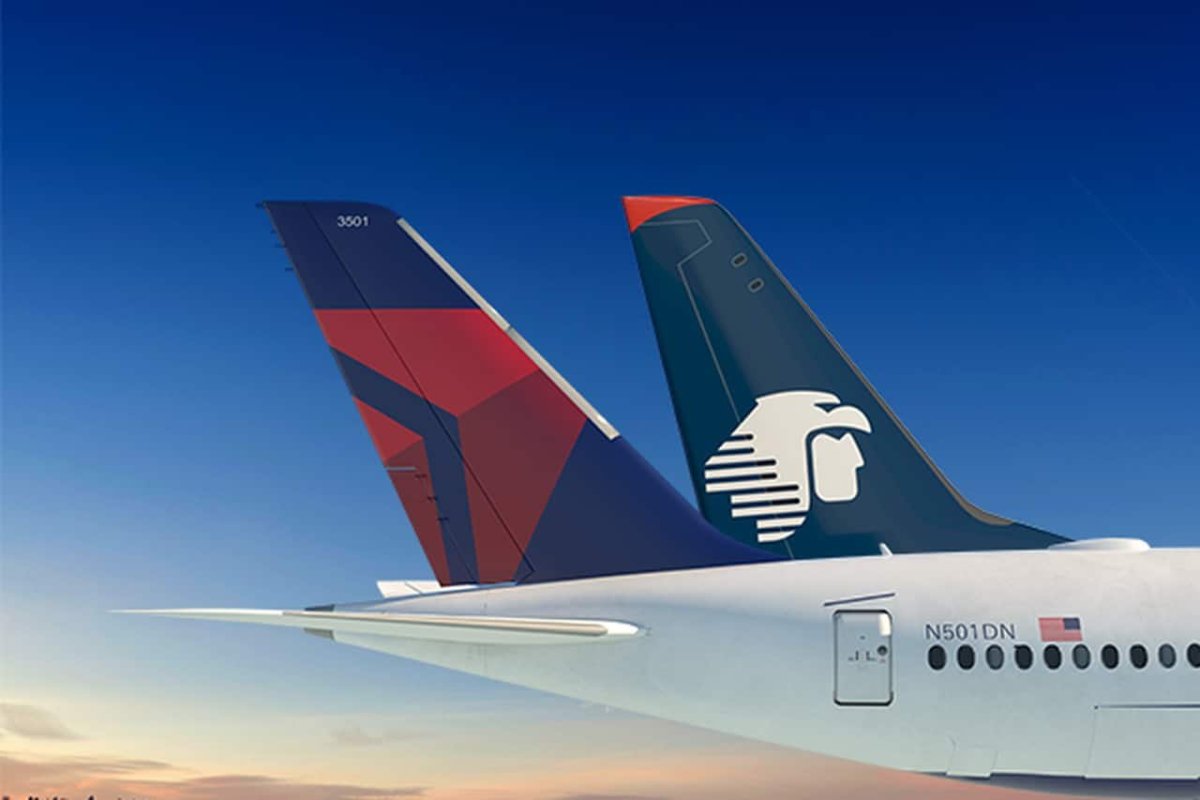 <p>Delta Air Line y Aeroméxico ganan batalla judicial para mantener su joint venture</p>