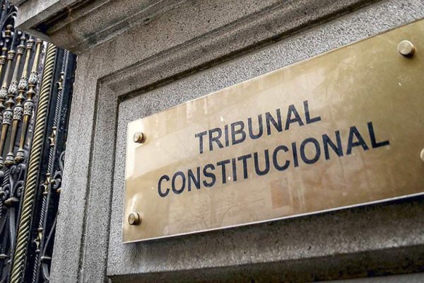El Pleno del Tribunal Constitucional esta mañana. (Foto: Aton Chile)