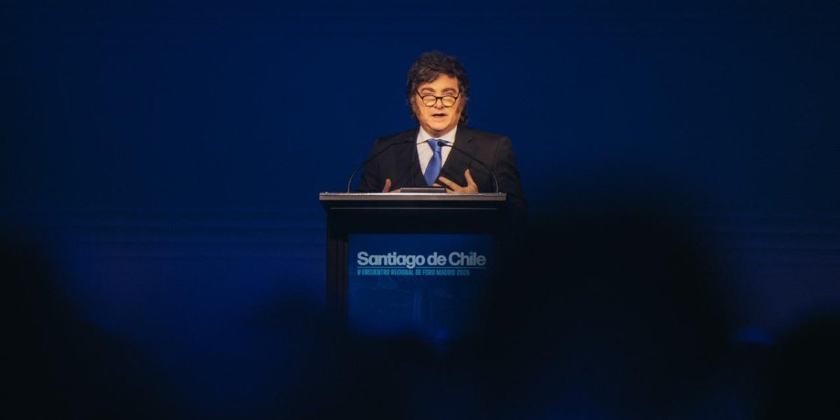 Ahora en DF | Foro de Madrid: Milei afirma que Chile “volvió a apostar por las ideas de libertad”