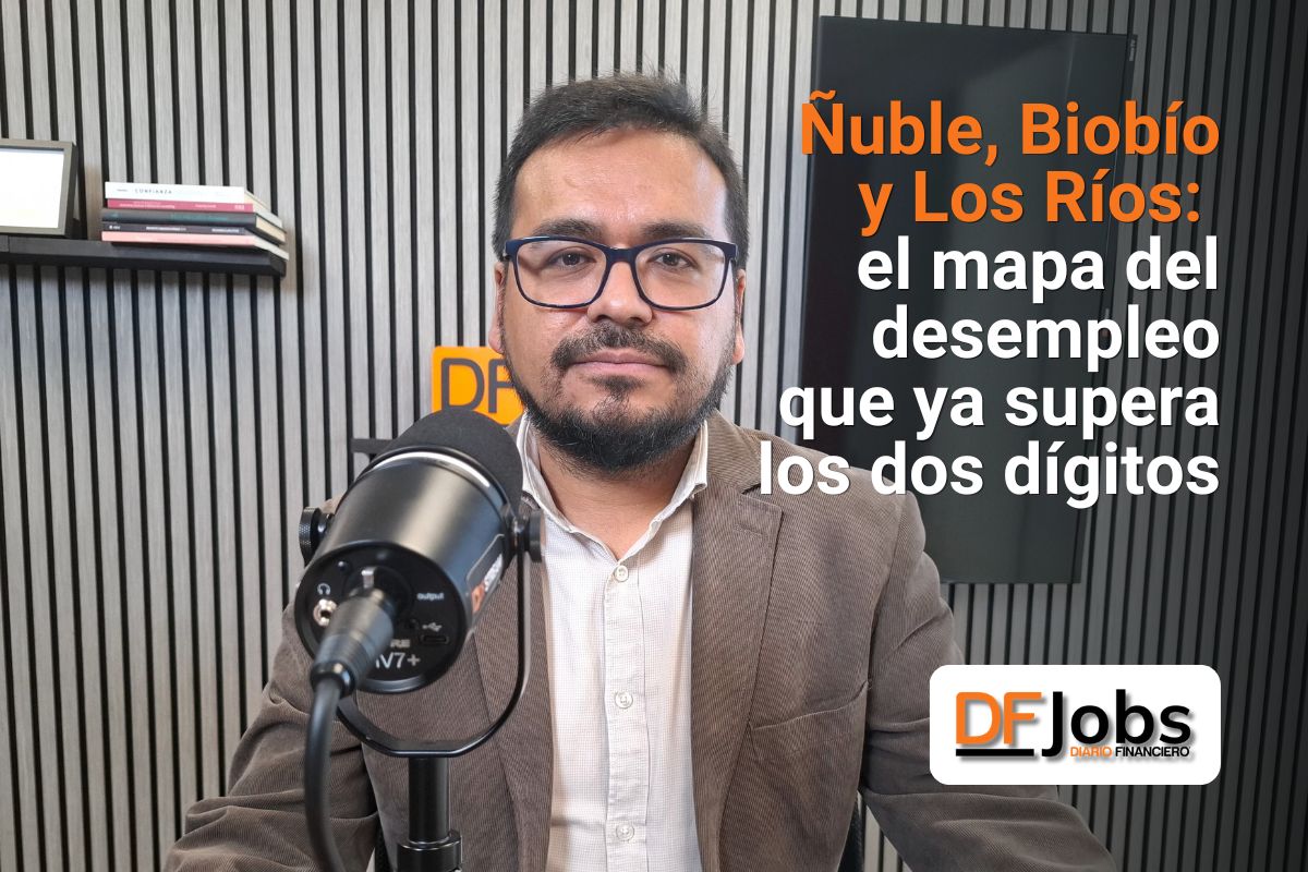 DF JOBS | Ñuble, Biobío y Los Ríos: el mapa del desempleo que ya supera los dos dígitos