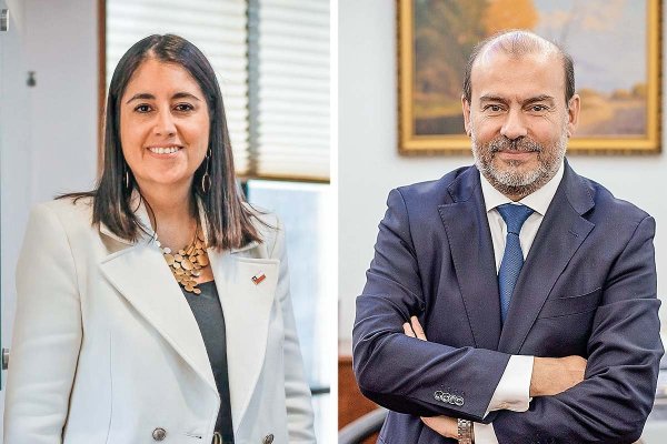 Romina Garrido, subsecretaria de Telecomunicaciones. Jorge Trujillo, director del Servicio de Impuestos Internos (SII).