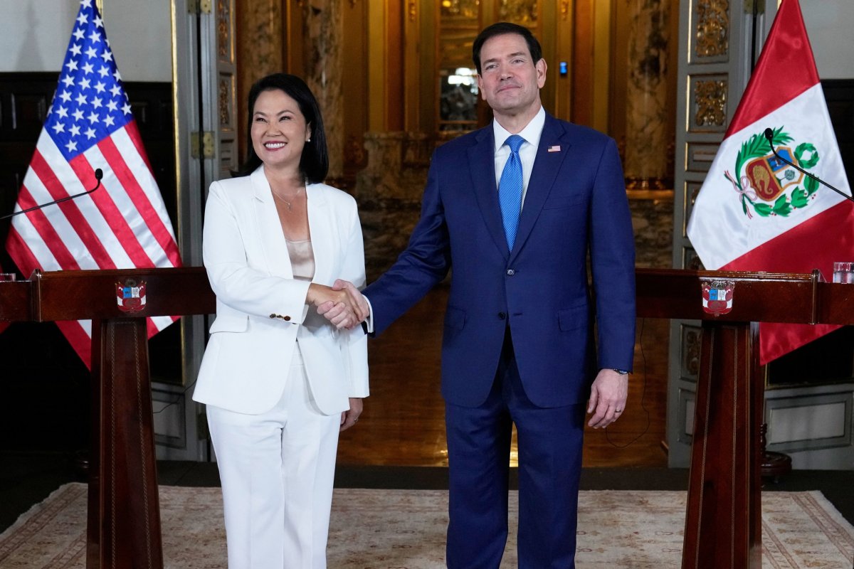 Keiko Fujimori anunció la incorporación de Perú al Escudo de las Américas tras visita de Marco Rubio