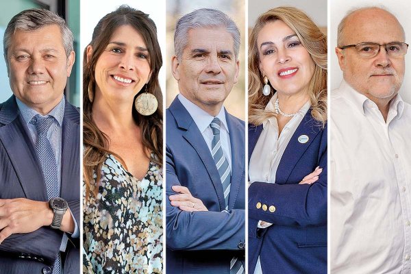 Humberto Espejo, próximo presidente del Consejo Directivo del Coordinador Eléctrico. Claudia Rahmann, académica y próxima Consejera del Coordinador. Eric Ahumada, ingeniero que se integrará como Consejero del Coordinador. Bernardita Espinoza, vicepresidenta del Coordinador Eléctrico. Carlos Finat, Consejero del Coordinador Eléctrico.