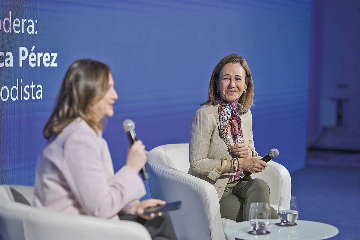 Presidenta ejecutiva del Banco Santander, Ana Botín en ChileDay, Madrid. (Foto: ChileDay 2026)