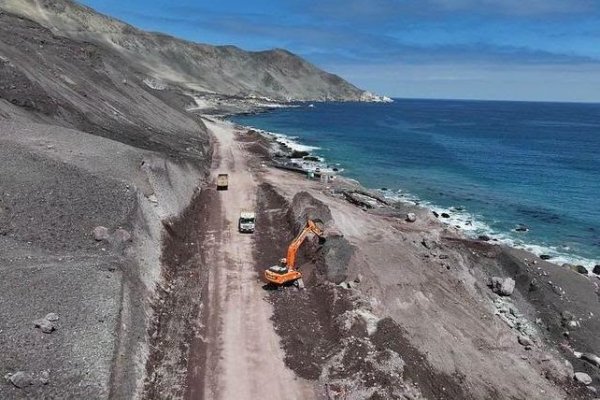 Tras intensos temporales, reabren parcialmente la ruta costera entre Tocopilla y el límite con Tarapacá