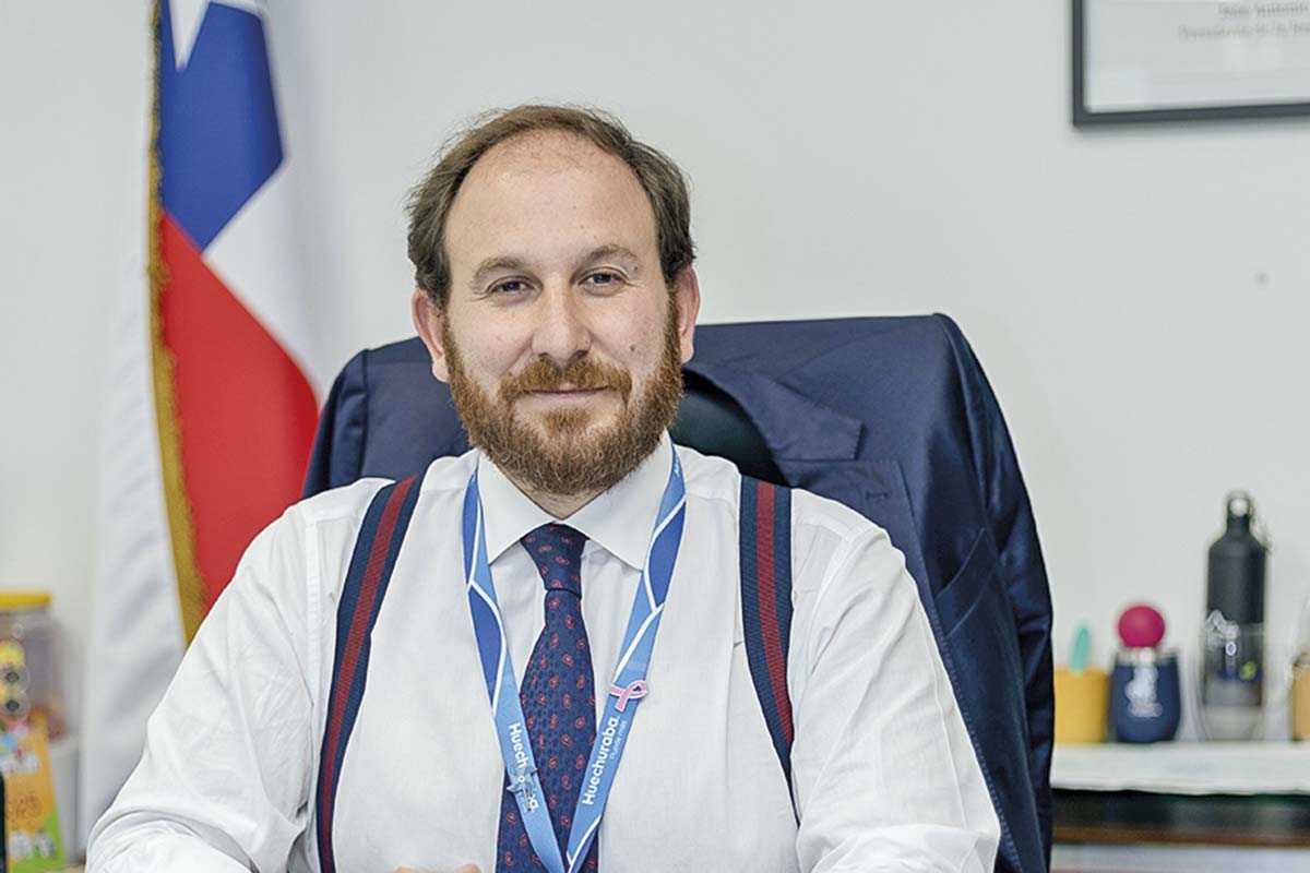 El alcalde de Huechuraba, Max Luksic. Foto: Verónica Ortiz.