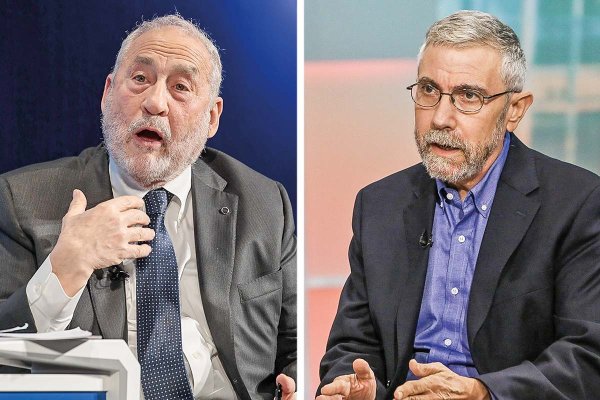 Joseph Stiglitz, Nobel de Economía 2001. Paul Krugman Nobel de economía 2008.