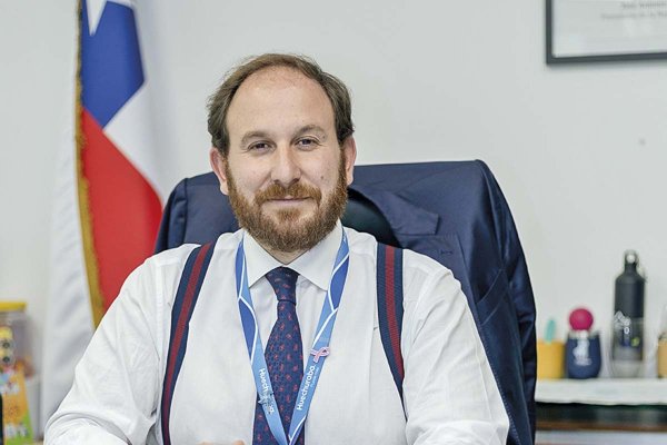 El alcalde de Huechuraba, Max Luksic. Foto: Verónica Ortiz.