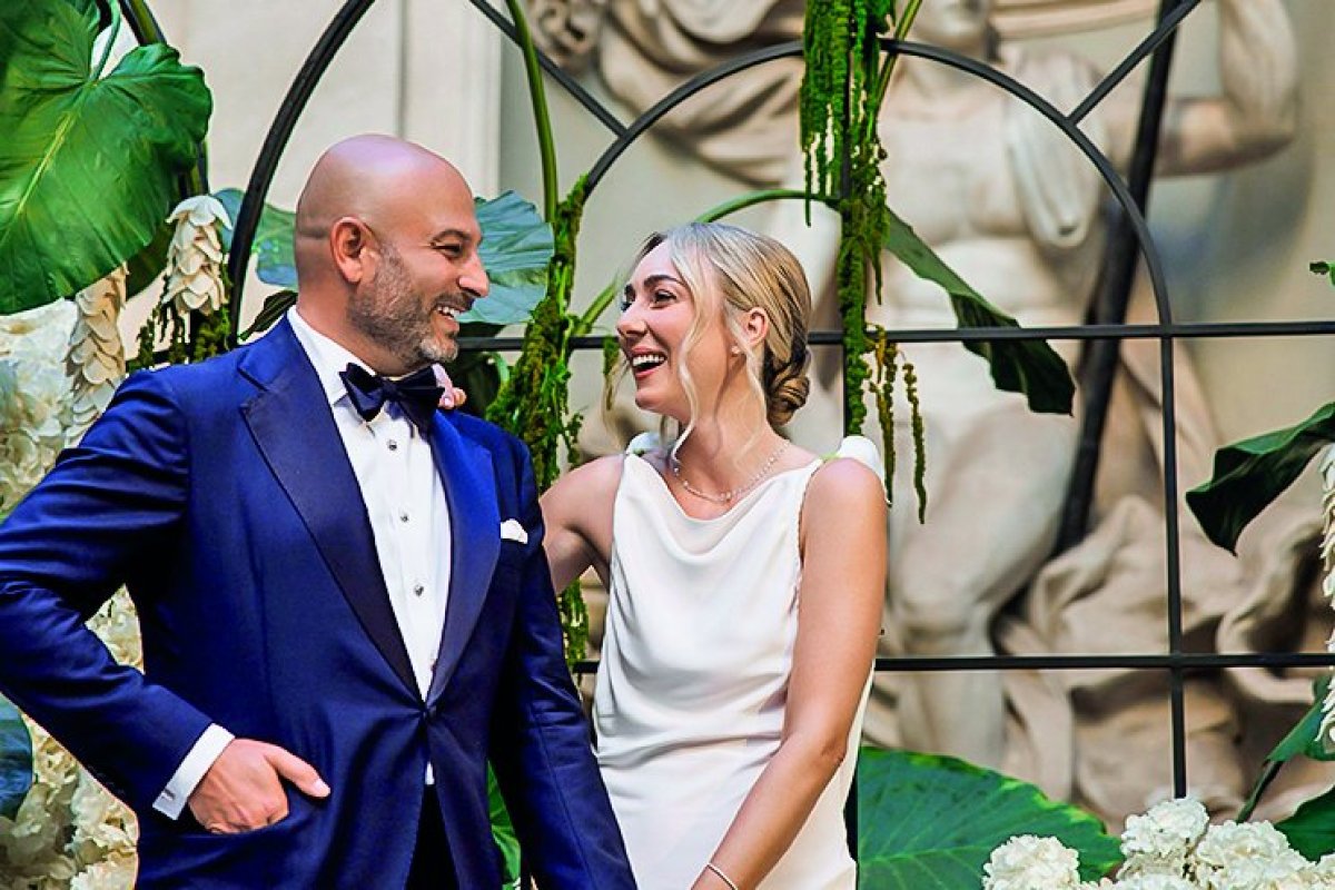 Davor Luksic renueva sus votos matrimoniales en Roma