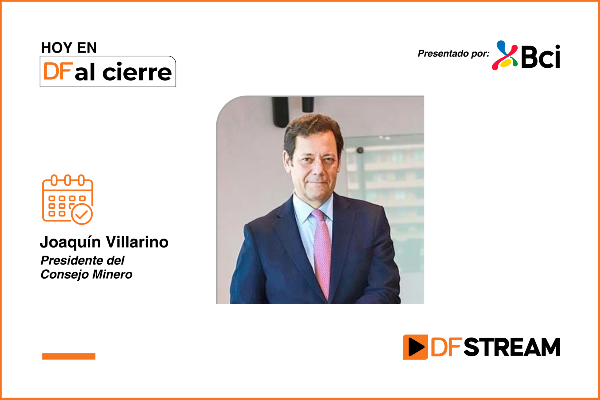 DF al Cierre | Joaquín Villarino: “La minería está invirtiendo con más ganas… Hay que tenerle paciencia”