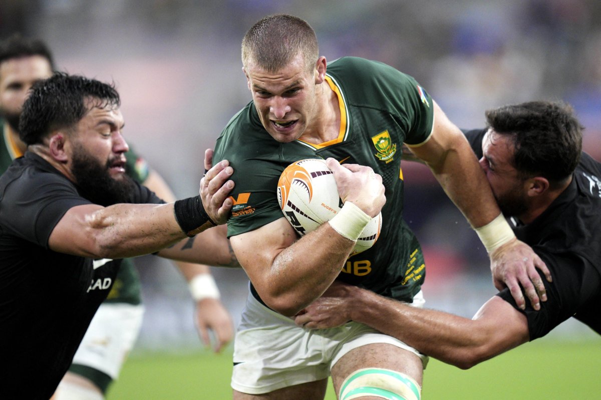 Los Springboks se coronaron campeones del Mundial de Rugby 2023 en Francia tras derrotar ajustadamente a los All Blacks. En la imagen, ambos históricos rivales recientemente en Baltimore. (Foto: Brent Skeen-Imagn Images, vía Reuters)