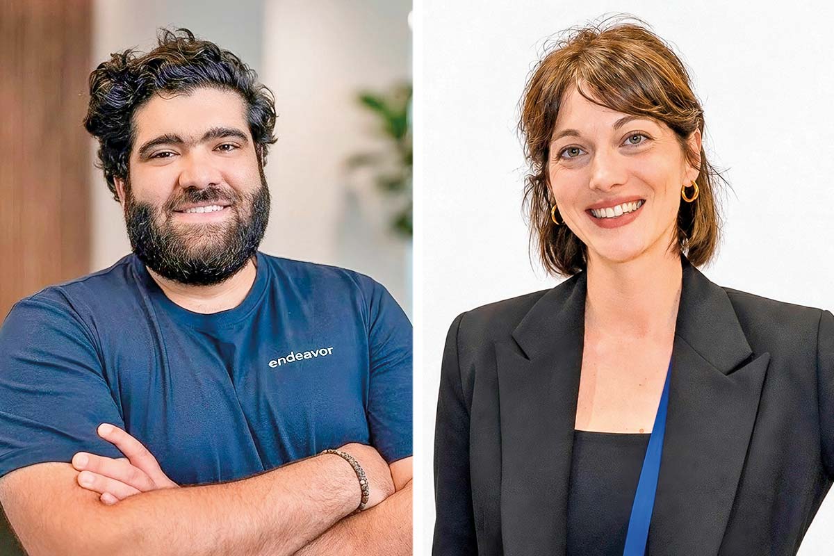 Andrés Alvarado, director de Endeavor Research, y Vanessa Nèble, manager de IAméricas.
