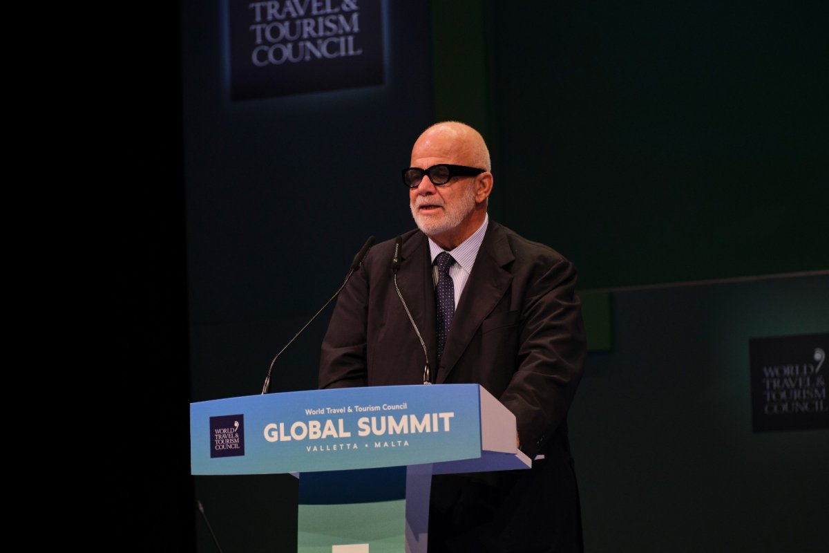 El presidente del Consejo Mundial de Viajes y Turismo (WTTC, por su sigla en inglés), Manfredi Lefebvre d'Ovidio.