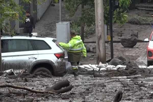 Ahora en DF | Las imágenes que dejó el aluvión en Las Condes