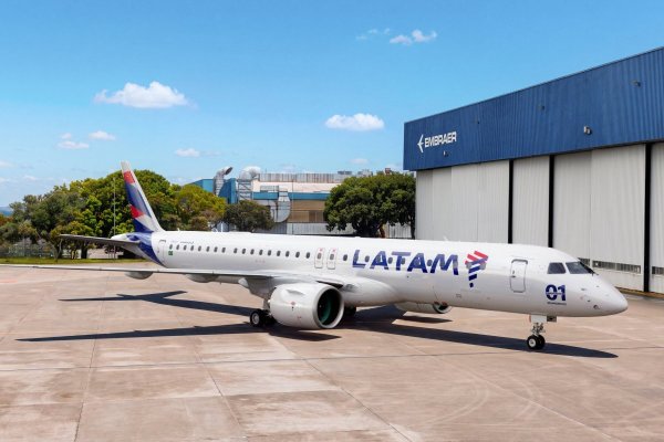 Latam recibe su primer Embraer y prepara ofensiva en Brasil con 42 rutas y hasta 18 nuevos destinos