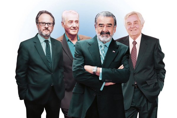 Bernardo Larraín Matte, Julio Ponce Lerou, Andrónico Luksic Craig y Roberto Angelini Rossi.